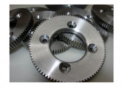 Range of stainless steel gears modified for Inuktun.